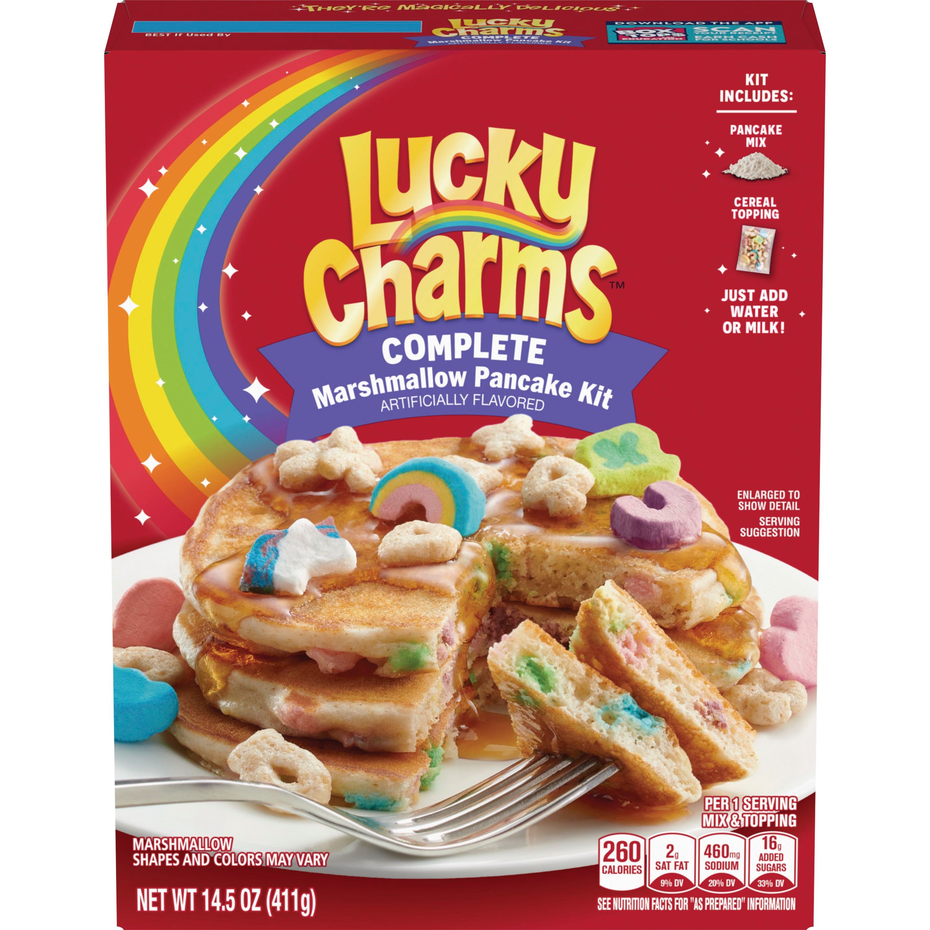 Betty Crocker Lucky Charms Pancake Kit - Front