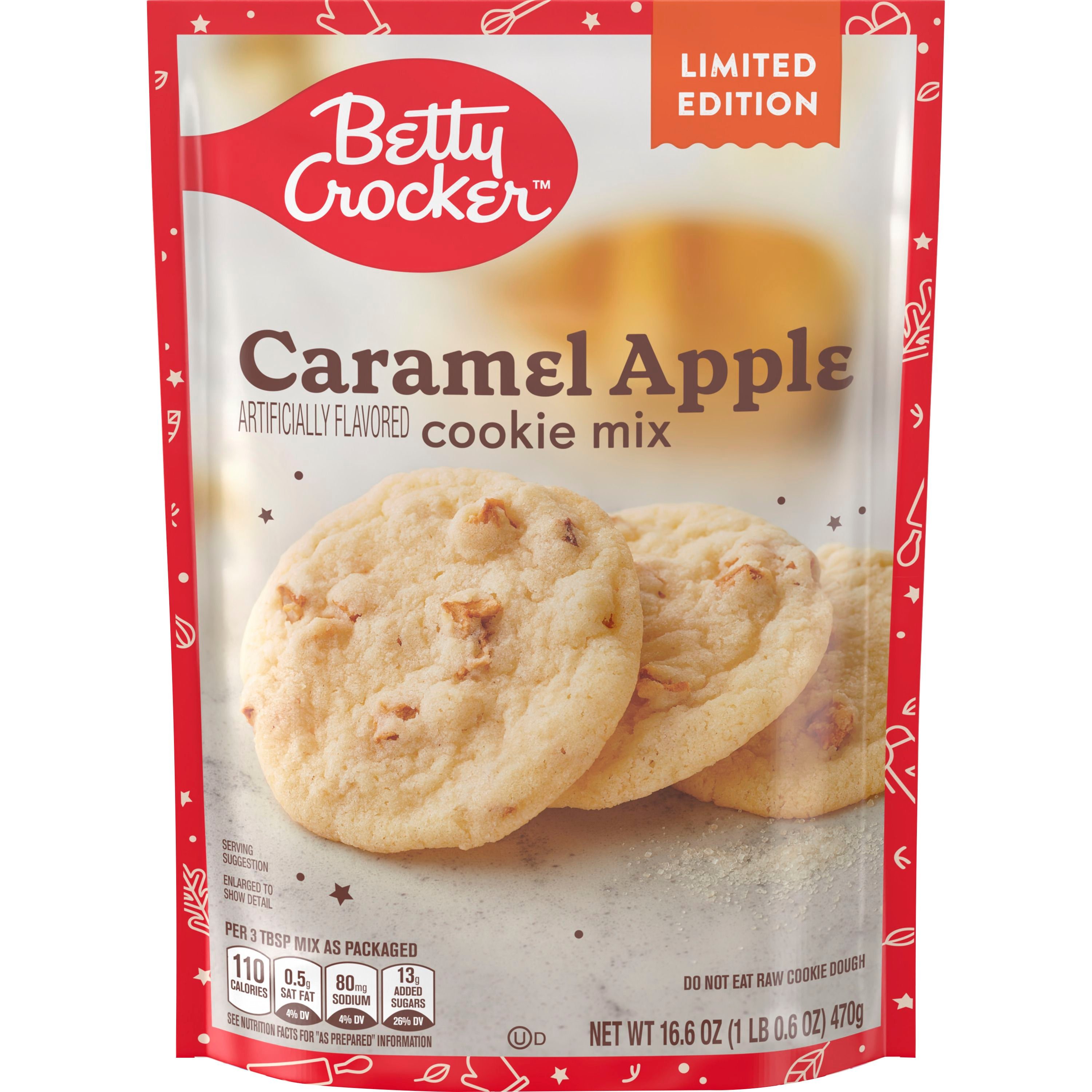 Betty Crocker Limited Edition Caramel Apple Cookie Mix - Front