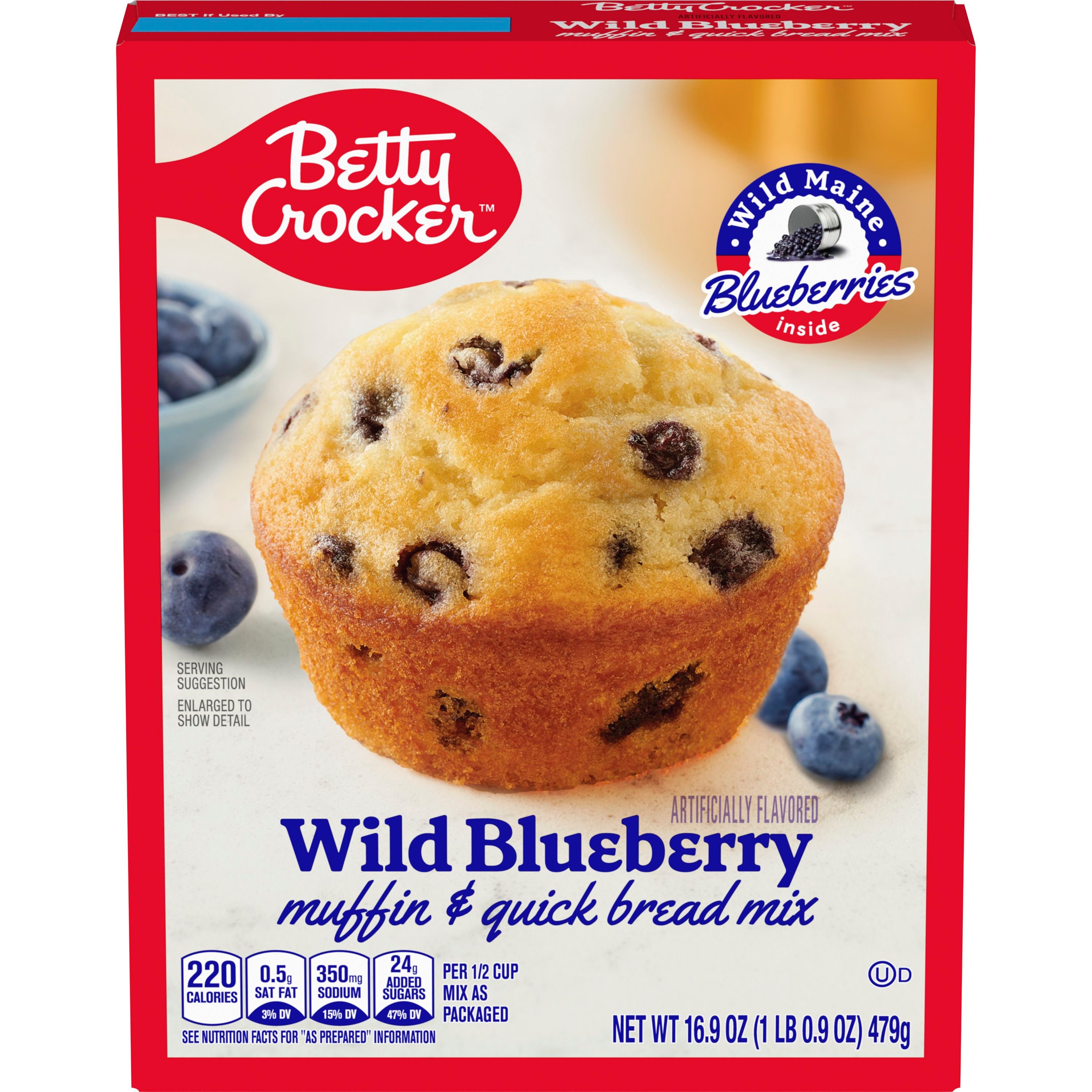 Betty Crocker™ Wild Blueberry Box Muffin Mix - Front